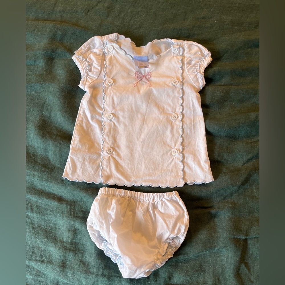 Bella Bliss top and bloomer set